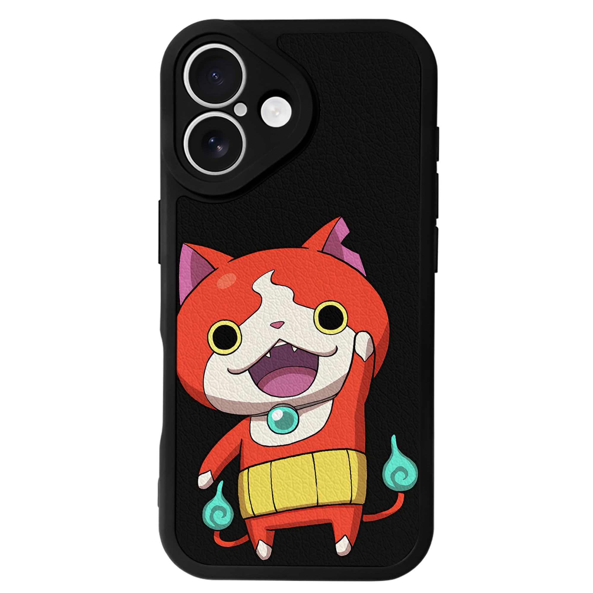 （画像用） 妖怪ウォッチ Yo-kai Watch 【iPhone 16シリーズ対応】シリコンスマホケース（レザー調） 材質：シリコン